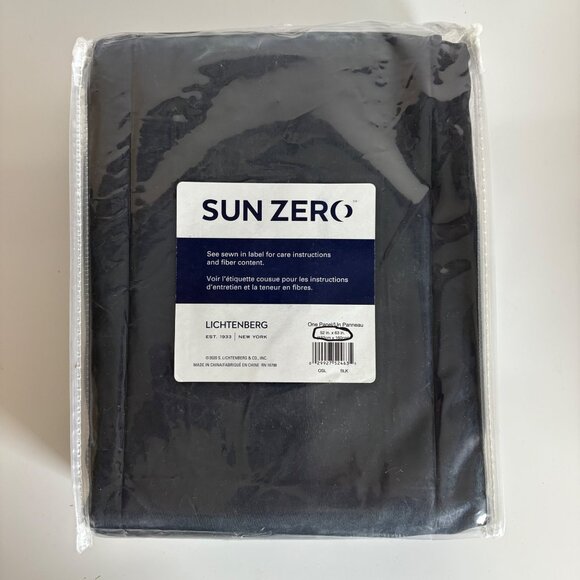 Sun Zero Blackout Curtain Panel 52in x 63in Single Panel Rod Pocket NEW - Picture 1 of 2